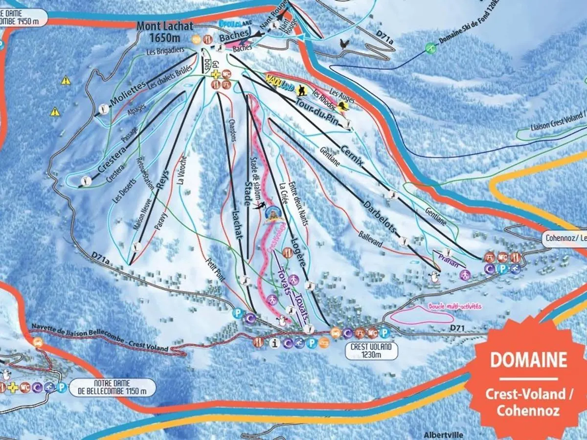 Studio Cabine 4 Pers, Centre Village, Proche Pistes, Parking, Casier A Skis - Fr-1-733-38 Crest-Voland France